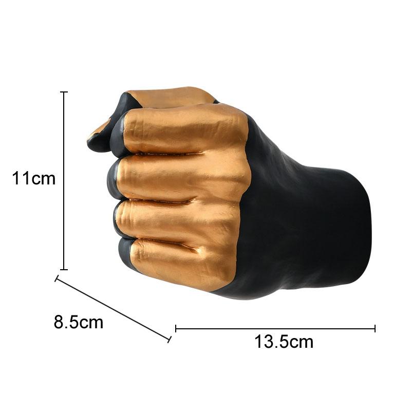 

Simulation Fist Glass Vase Clenched Fist Wall Vases Living Room Background Display Wall Ornaments Floral Flower Arrangement