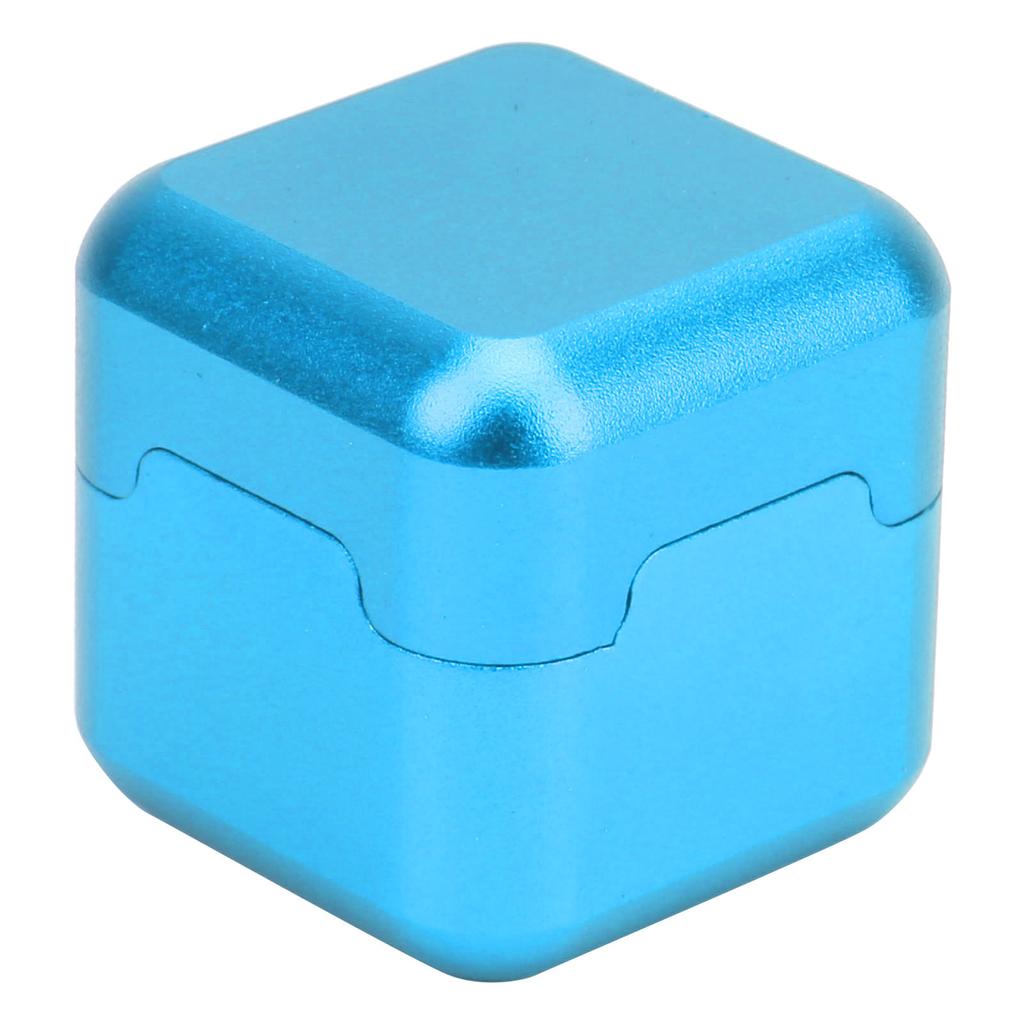 Aluminum Alloy Billiard Cue Tip Chalk Holder Pool Table Stick Chalks Carrier CaseBlue