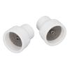 2PCS TIG Welding Cup White Color 2.4mm Filter Center Hole Ceramic TIG Cup for Argon Arc Welding Gun