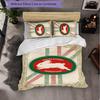 South Sydney Rabbitohs Modello Microfibra Set Biancheria da Letto 3 Pezzi Decorazione Copripiumino per Camera da Letto Uso Domestico