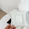 Cotton Heat Resistant Table Mat Quilted Square Coaster Bowknot Polka Dot Anti Scald Placemat For Home Kitchen Table Decoration