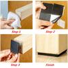 Table Leg Protectors, Anti-Scratch Leg Pads, Rubber Non-Slip Chair Leg Pads, Silent Stickers, Furniture Accessories