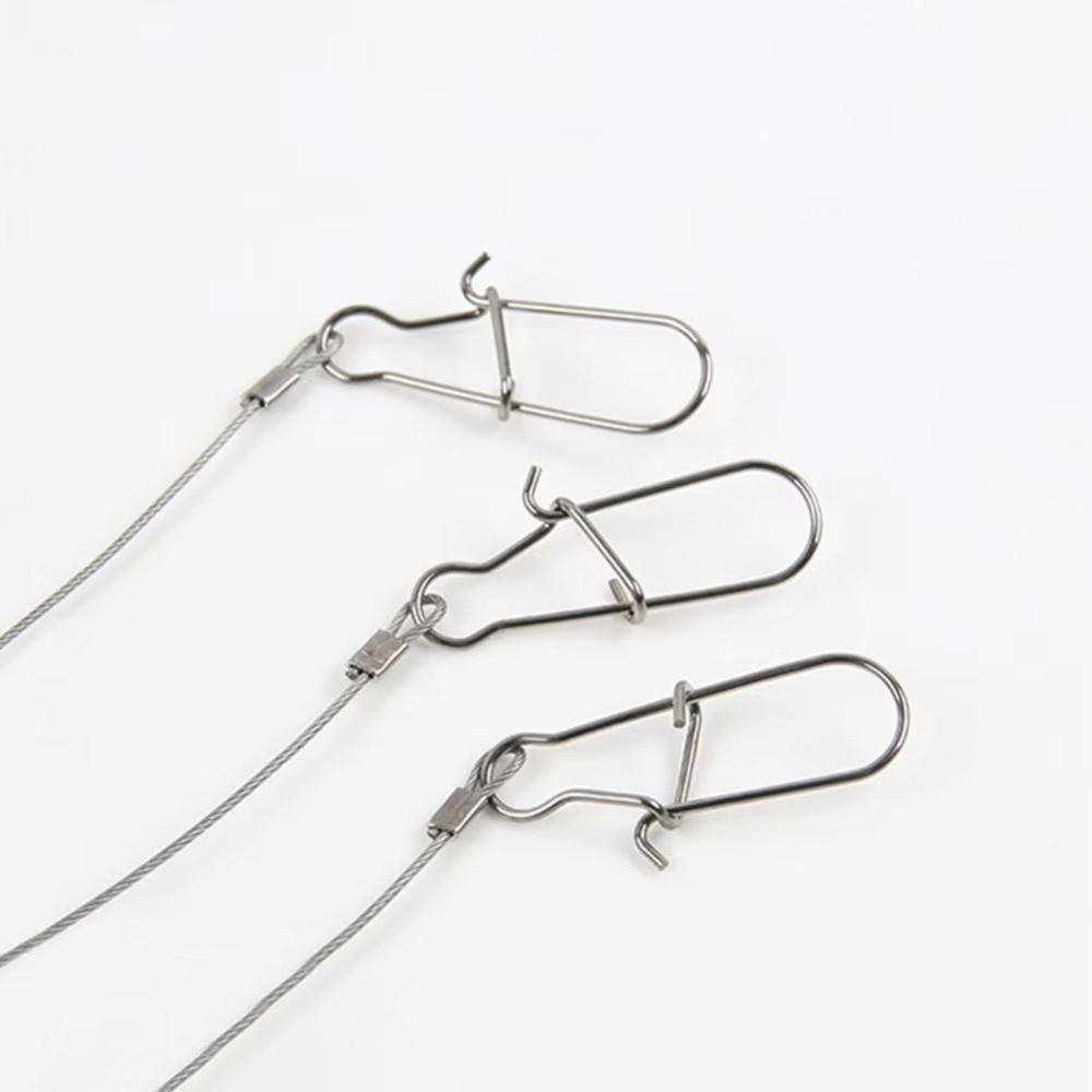 Steel Wire Fishing Release Clip With Swivel Trolling Release Clip Fishing Tension Tool Sea Fishing