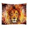Hippie Art Cool Fire Lion Flame Tapestry Lion Wall Hanging For Bedroom Living Room Dorm Room Decor