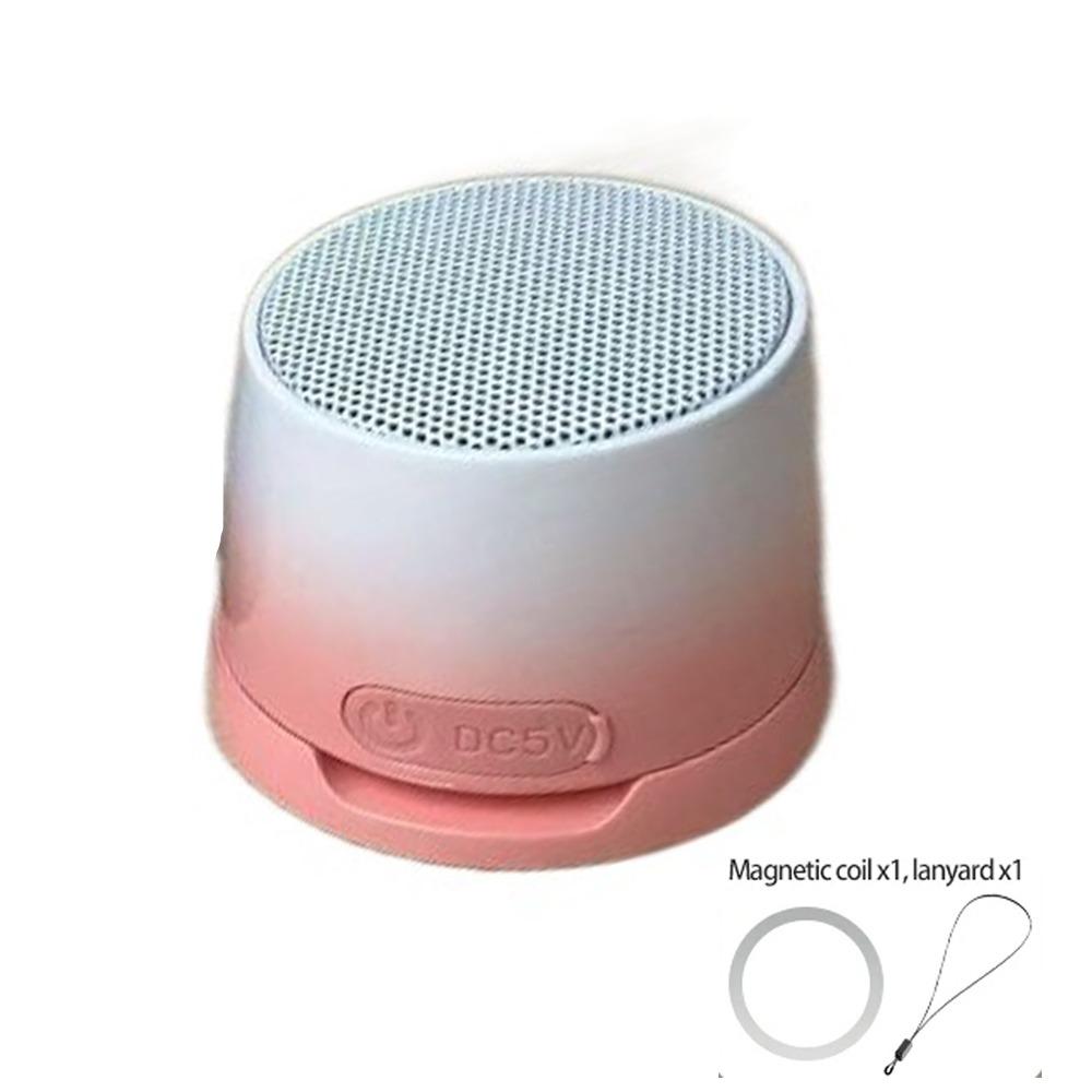 Bluetooth 5.3 Magnetic Mini Speaker Anti Lost Portable Sound Box RGB Light Speaker  Home Party