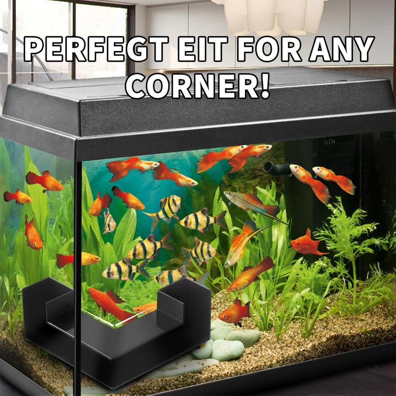 Aquarium Shrimp Cave Fish Tank Decoration Betta Fish Playing Corner Tunnel Aquarium Cave Fish Hideout Fish Tank Accessories