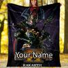 Custom Name Total War Warhammer Theme Printed Blanket - Perfect for Couch, Bed, Travel & Outdoor Use | Machine Washable, Cozy & Durable.