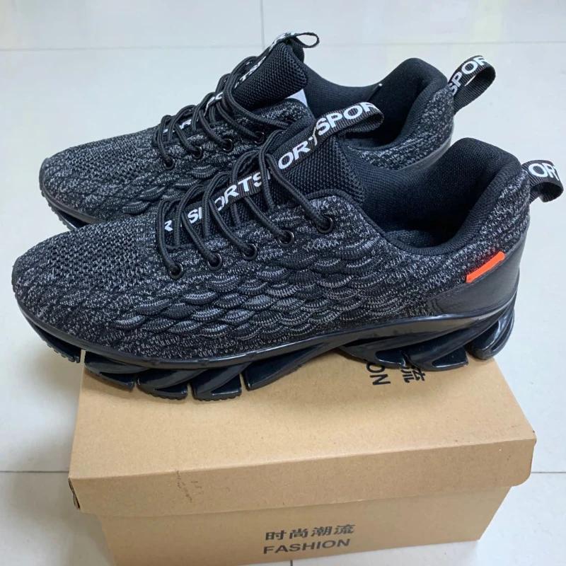 Men'S Casual Sports Shoes Breathable Mesh Running Shoes Lightweight Walking Shoes Fitness Training Running