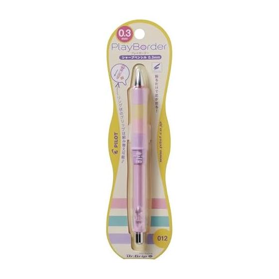 PILOT Mechanical Pencil Doctor Grip CL Play Border 0.3mm Pastel Pink HDGCL50R3PPP