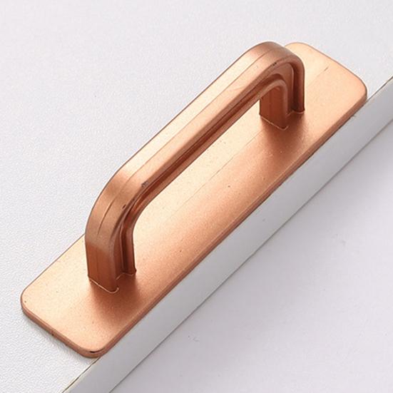 Schrankgriff Einfache Montage Kein Bohren Klebende Rückseite Glatter Ergonomischer Griff Schiebetüren Kleiderschränke Schubladen Griff