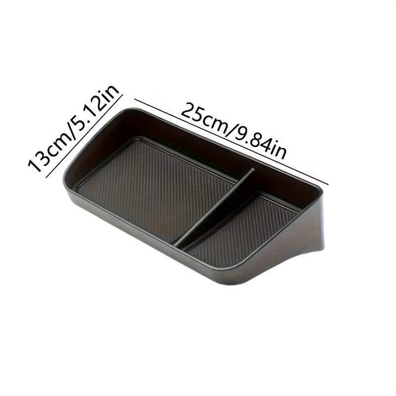 

Противоскользящий лоток на приборную панель - Совместим со всеми транспортными средствами - Надежное крепление для телефонов, ключей, монет, карт - Аксессуар для интерьера автомобиля, Хранение в автомобиле чёрный