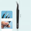 2pcs/lot Anti-static Precision Tweezers Set Stainless Steel ESD Tweezer Electronics Repair Tools Eyelash Nail Art Bird's Nest Tweezers