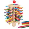 Dice Wooden Stick Board Game 42/16 Colourful Sticks Wooden Stick Tower Toy Set  Family