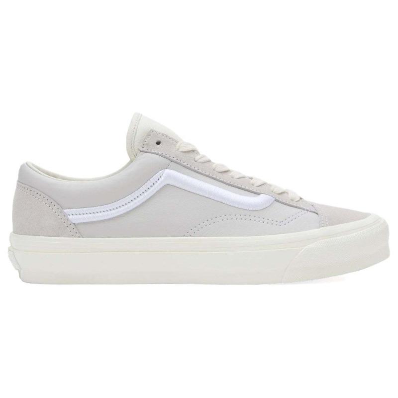Vans Old Skool Reissue 36 Unisex Low Top Sneakers Gray White VN000CR3CPN