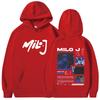 Rapper Milo J 511 Album Merch Hoodies Men Women Clothing Vintage Hip Hop Hooded Sweatshirt Casual Oversized Pullovers Streetwear