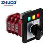 Zhuochao LW12-16/D0723.3-72N3 Three-Speed Rotary Switch with Light
