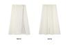 Plus Size Bamboo Pattern Embroidered Vest, Shirt and Midi Skirt Set
