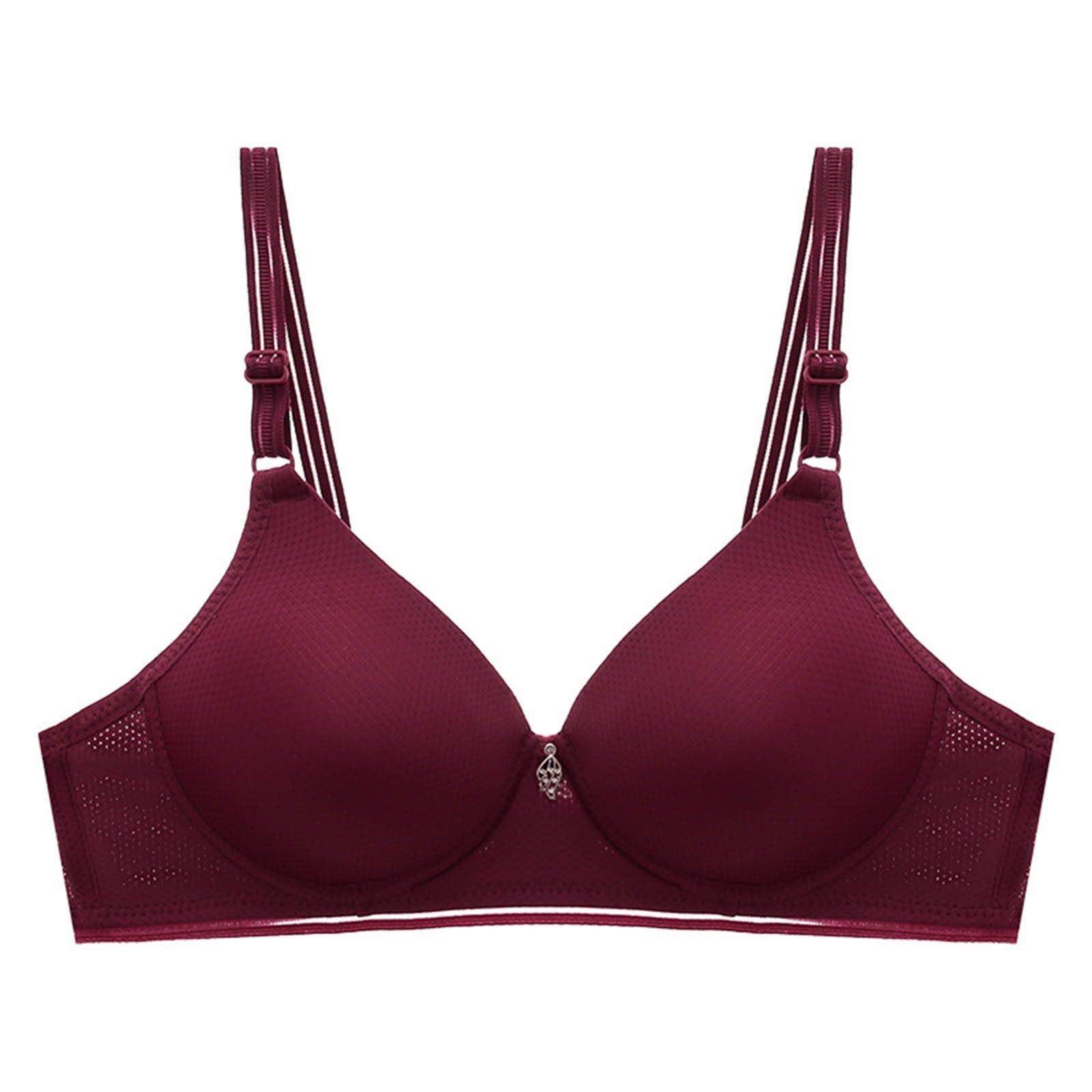 

Женская мода, маленькая грудь, два ряда пуговиц без стального кольца, нижнее белье 38 винный