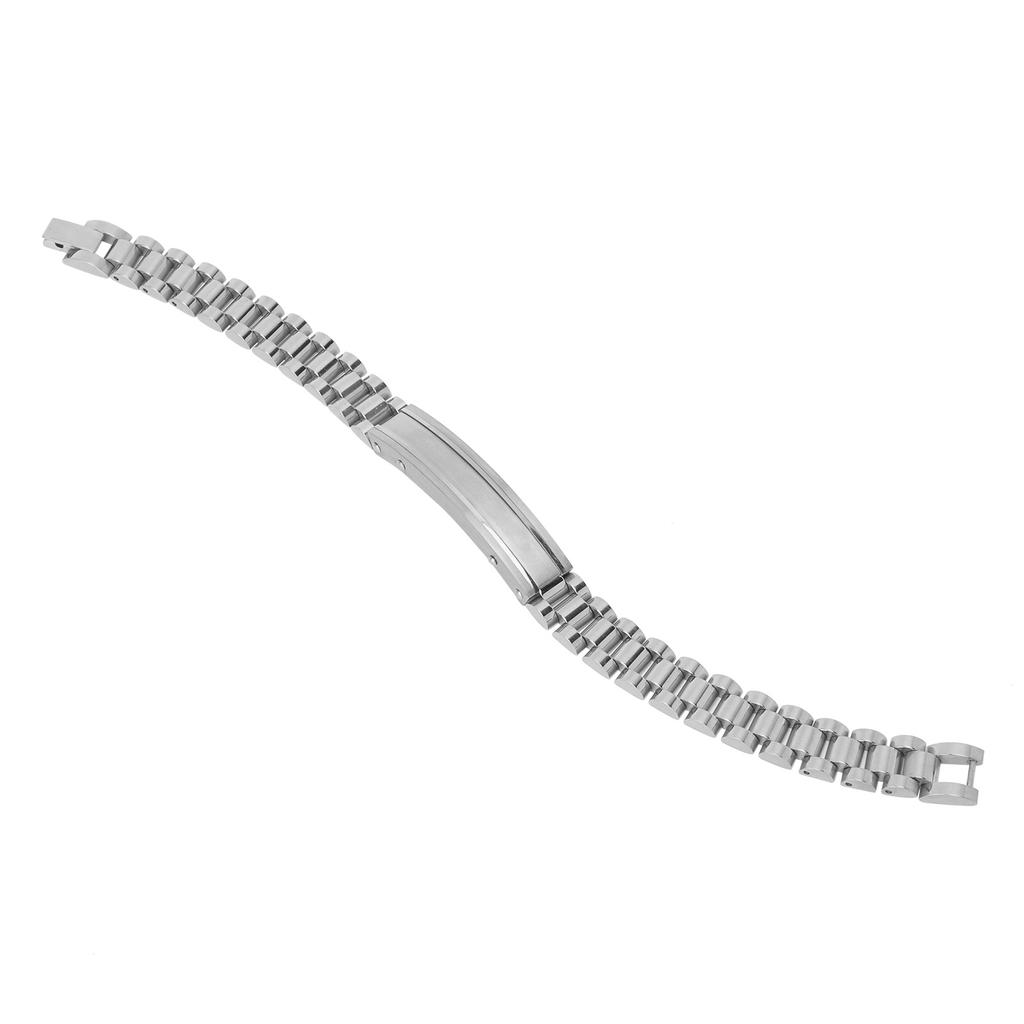 Metal Bracelet Elegant Hand Chain Fashionable Titanium Steel Silver Wrist Jewelry