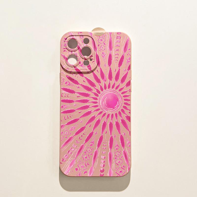 Art Summer Style Golden Sun Case For Samsung Galaxy S25 S24 Ultra S23 Plus S22 S21 S20 FE A15 A35 A54 A55 Cover