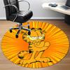 1PC Garfield Office Round Rug, Non-slip, Soft and Durable Office Rug for Interior Decoration, Perfect for Office yy250915084