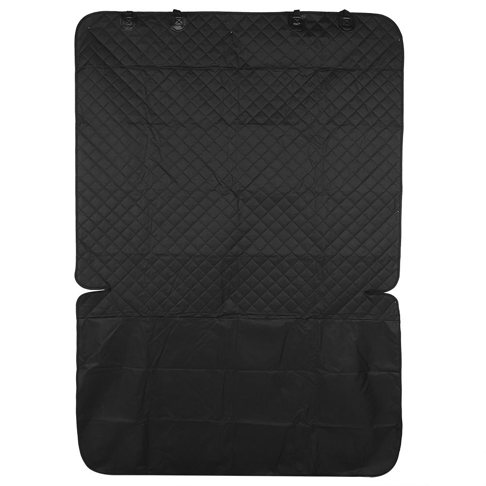 Black 600D Oxford Cloth Waterproof Dirt Proof Car Pet Pad   Dog Cover Mat Cushion(Black 133x204CM)