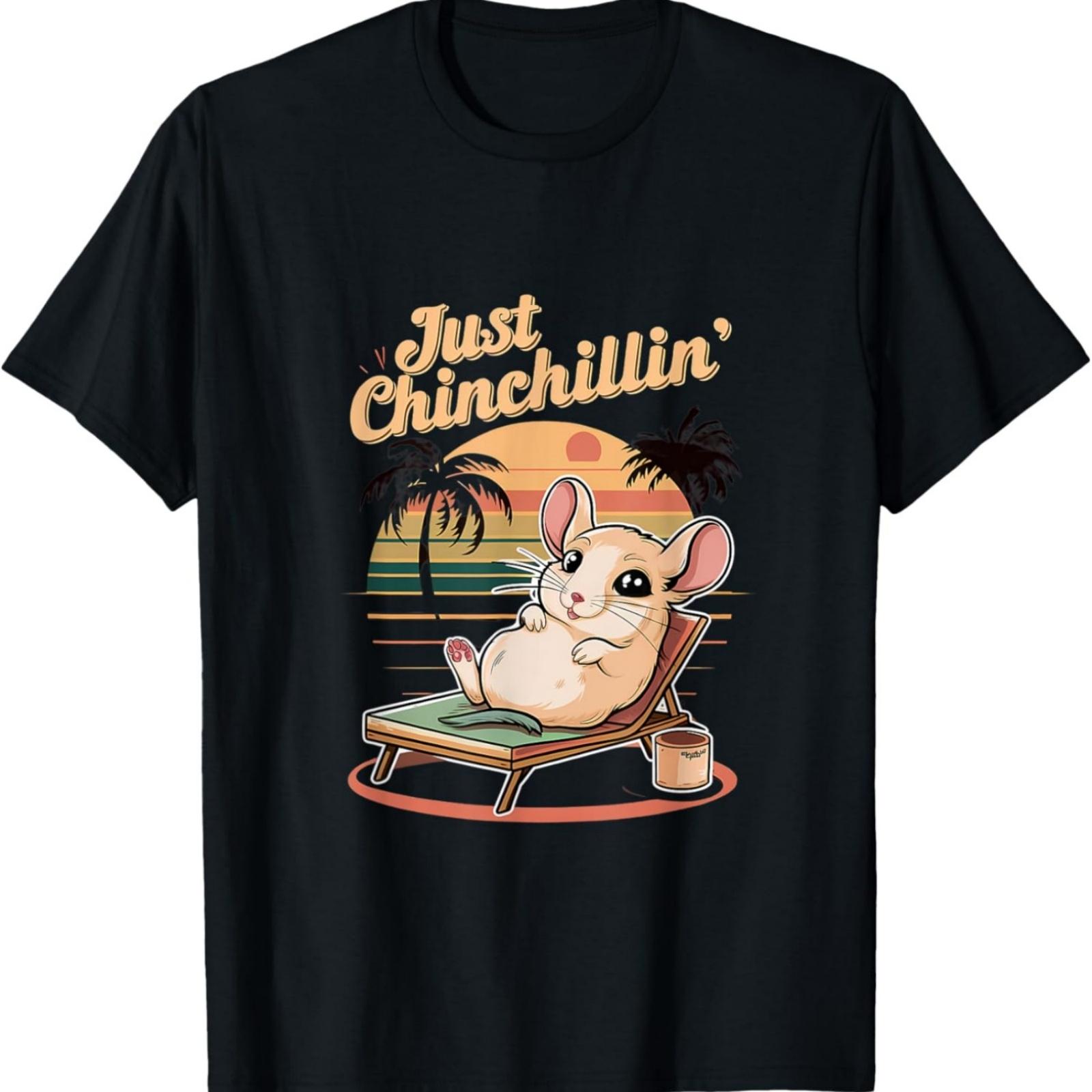 Just Chinchillin - Funny Chinchilla Lovers T-Shirt S
