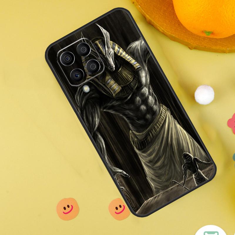 Egypt Nefertiti Anubis Ankh Case For Samsung Galaxy M20 M35 M55 M15 M32 M16 M36 M56 M54 M23 M52 M34 M14 M11 M31 M13 M53