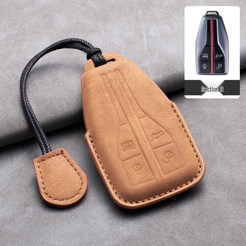 Compatible Key Shell for Hongqi H5, E-HS9, HS5, H9, EQM5, HS7 Car Interior Accessories