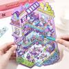 3D Stereoscopic Miniature Scene Stickers - DIY Dollhouse & Toy Collection for Children