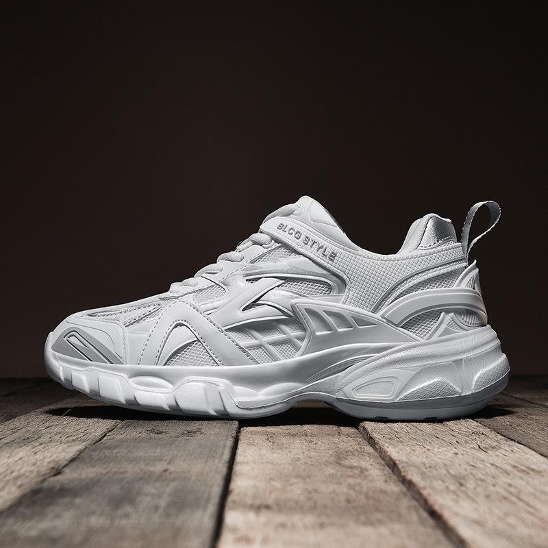 Autumn and summer stars with the same trendy brand couple retro dad shoes versatile student thick-soled heightening casual sports shoes