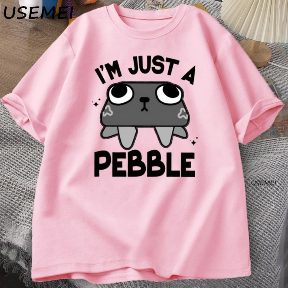 Dandy's World Pebble It's Just A Pebble Fun Printed Summer Children's T-shirt Short Sleeve Breathable Top