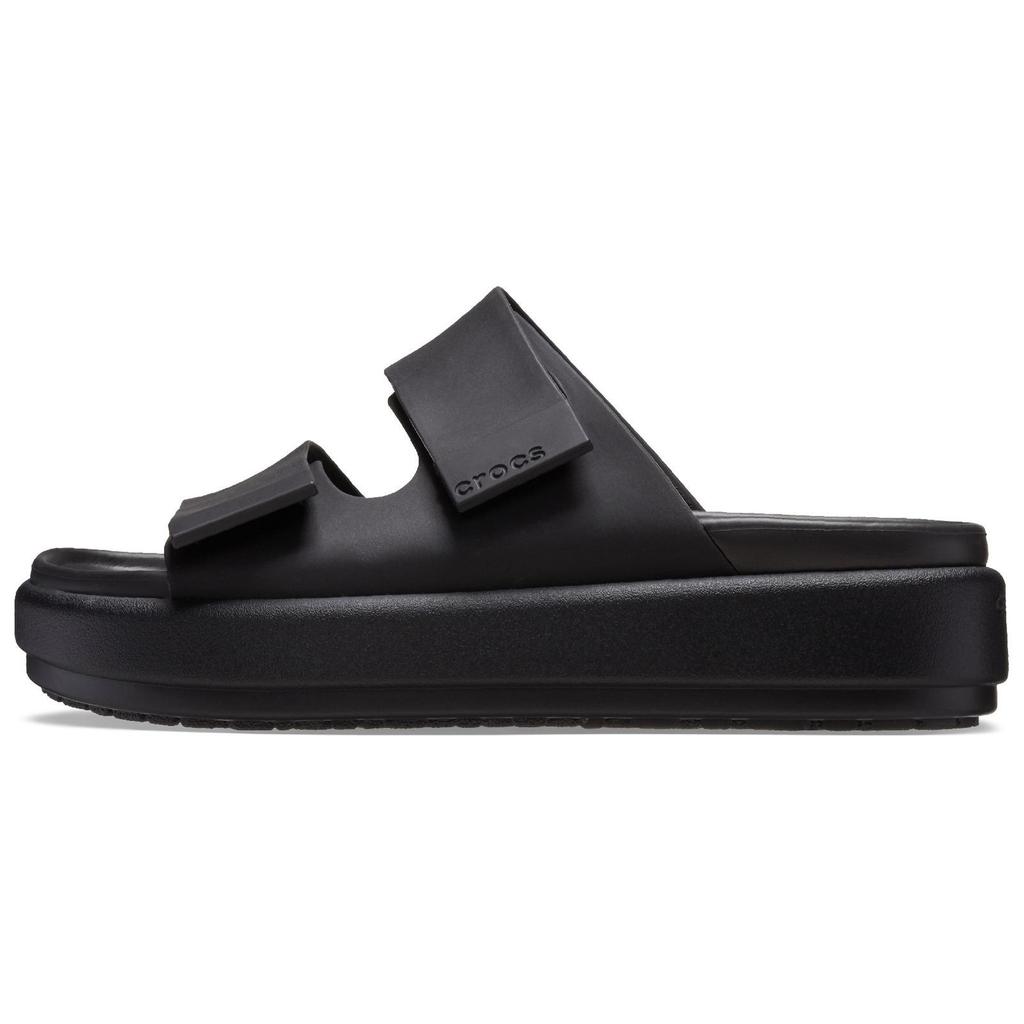 Crocs Brooklyn Comfortable and Versatile Non-Slip Slippers Women's Black