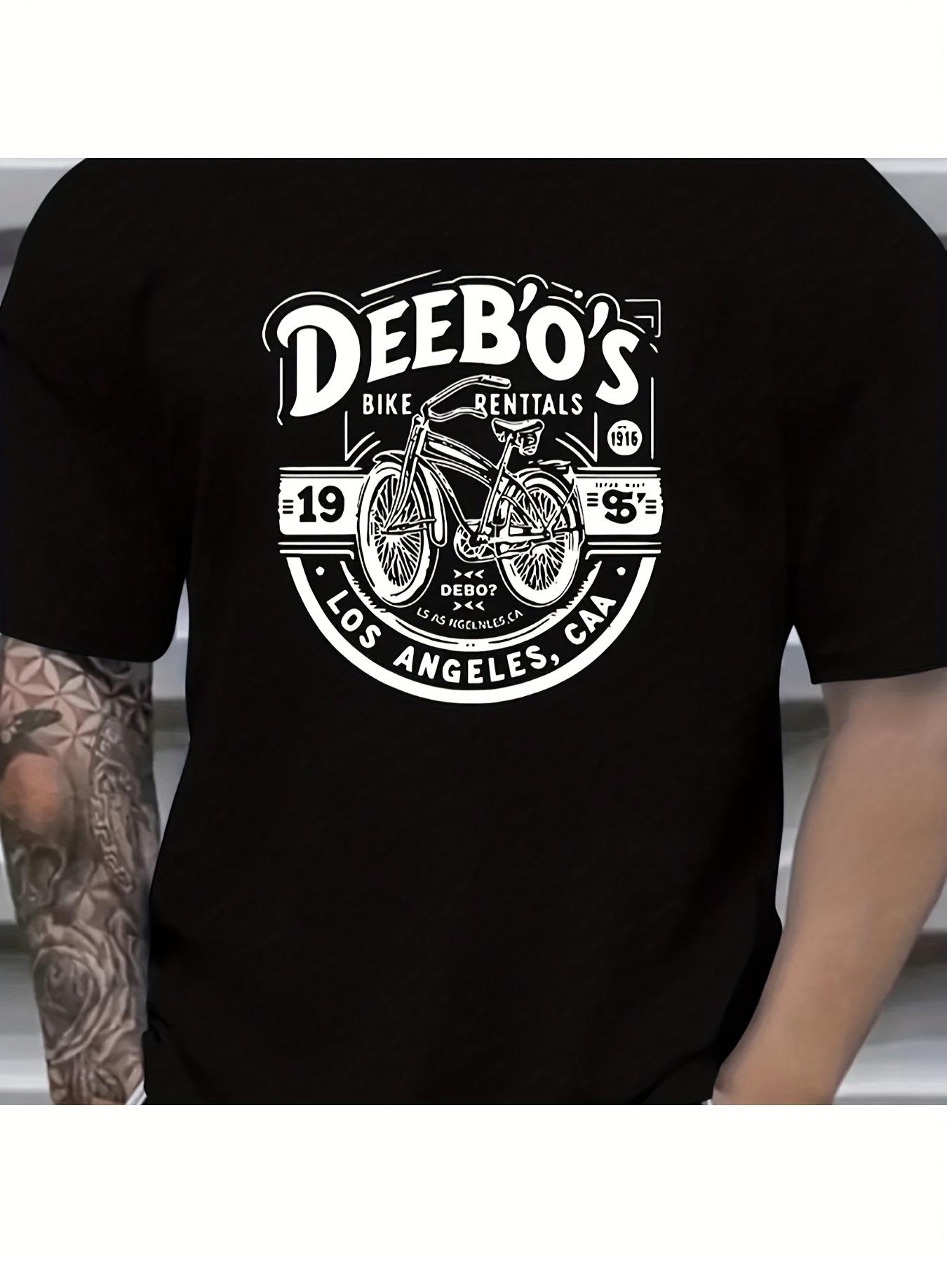 Deebo S Bike Rentals Los Angeles Graphic T-shirt - 100% Cotton Crew Neck M