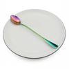 Colorful Long Handled Teaspoons Juice Coffee Stirring Cutlery Stainless Steel Spoon Ice Cream Dessert Spoon Kitchen Accessories