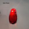 Plastic Solar Energy Bicycle Taillight 82*42mm Night Cycling Cycling Rear Light