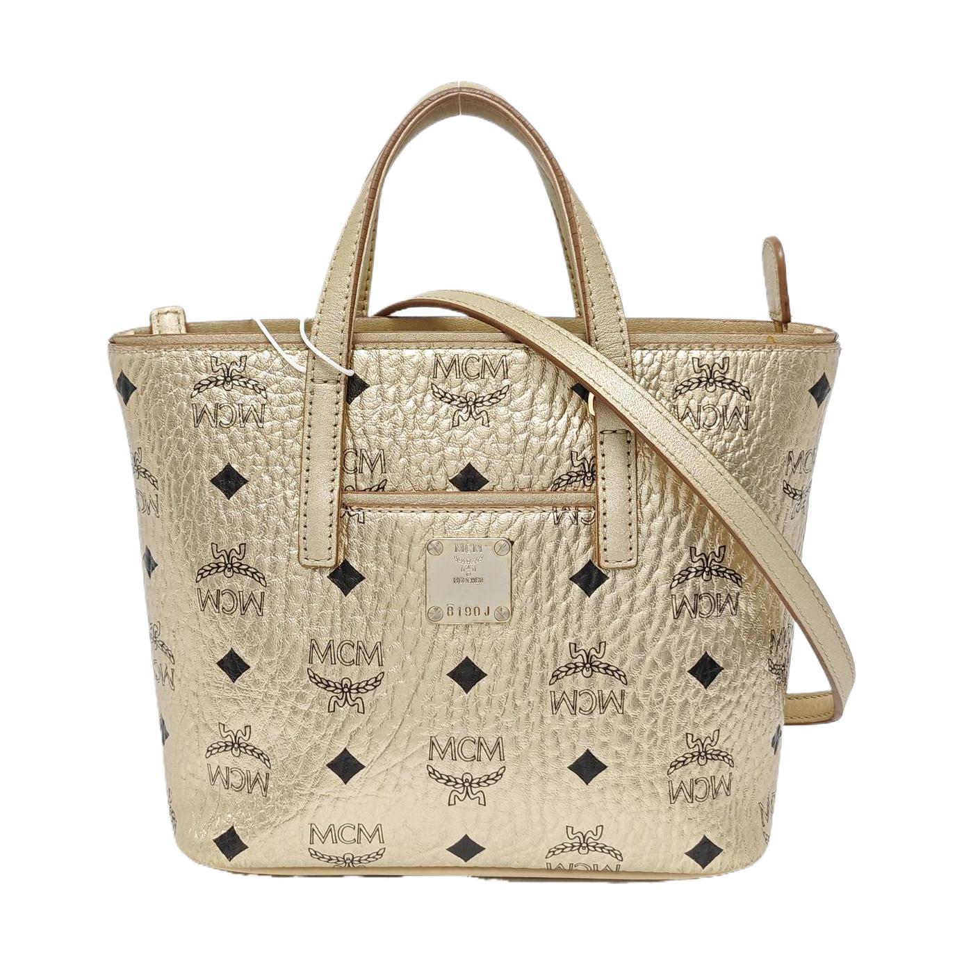 [Pre-Owned] Anya Visetos Monogram Print Faux Leather Tote Bag - Good #1D6X059 ONE SIZE