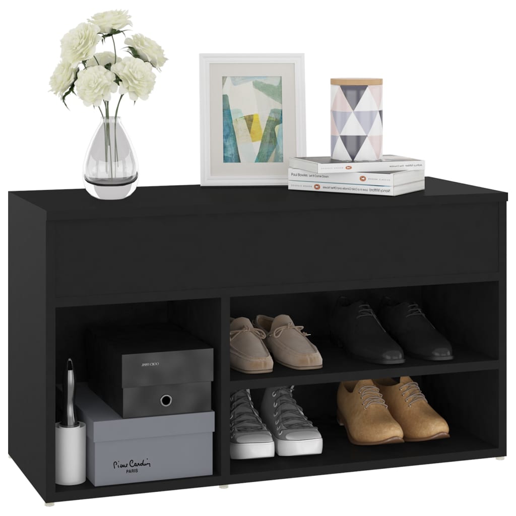 Schuhschrank Schuhwickelhocker Mit Klappenablage, Offene Trennwand Display Aufbewahrung Schuhwickelhocker, 80x30x45 Cm