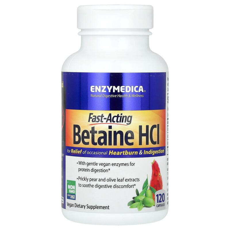 Betaine HCl, 120 Capsules