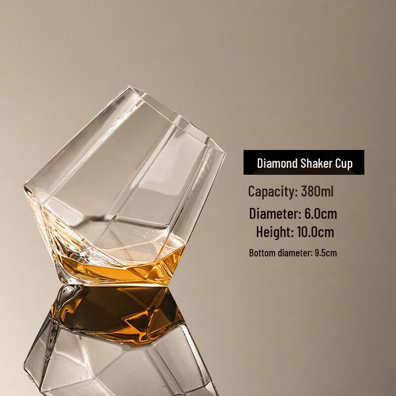 ZISIZ Retro Carved Crystal Glass Set