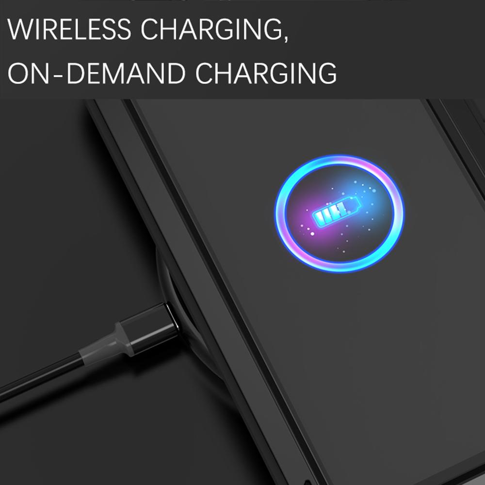 LOVE MEI Pour Samsung Galaxy S24+ Étui Film en Verre Trempé Métal+Silicone Couverture