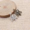 Chinese Pavilion Charm Connectors Character Animal Ethnic Style Findings For DIY Jewelry