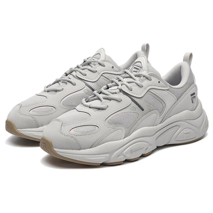 Fila Mars 2 Mesh Synthetic Leather Sports Lace-Up Low-Top Casual Shoes Men Sneaker Antarctic-Gray F12M131116FAN