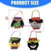 Halloween Partys Favor Bag Vampires Black Cats Design Fabric Candy Collector For Trick Or Treats Event