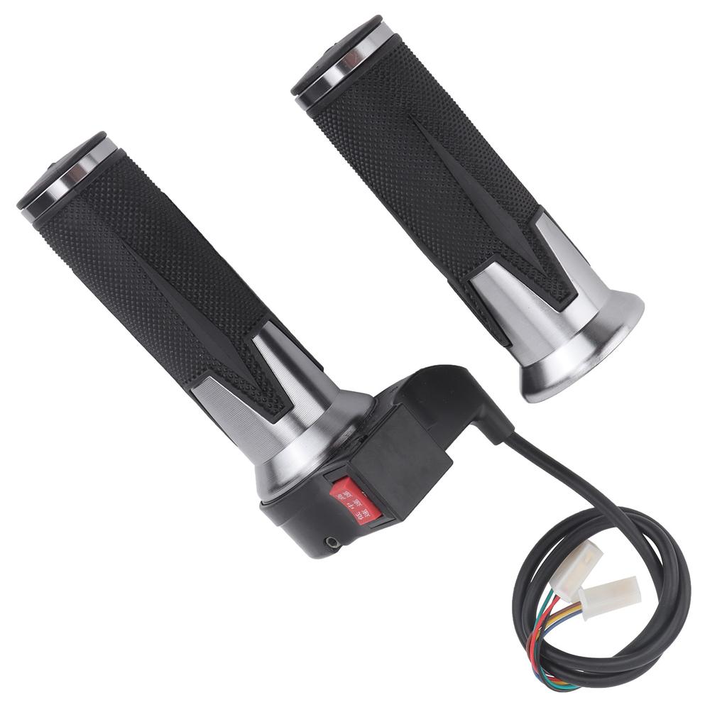 1 Pair Handlebar Throttle Grip 3 Speed Control Universal Throttle Handle for Electric Bikes