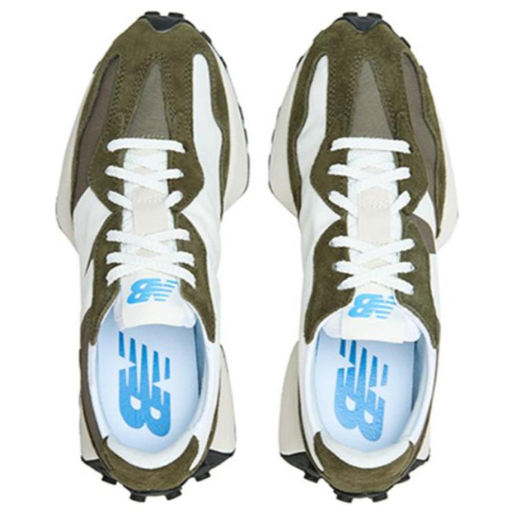 New Balance 327 Khaki Bílé Unisex Tenisky Zelené U327LE