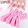 10Pcs Nail Art Soft Foam Finger Toe Separator Set Salon DIY Painting Nails Extending Anti Touch