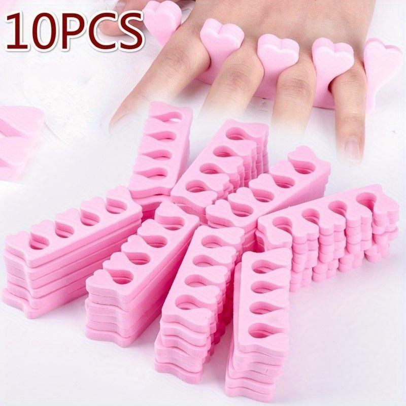 10Pcs Nail Art Soft Foam Finger Toe Separator Set Salon DIY Painting Nails Extending Anti Touch