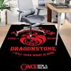 1pc House Targaryen Dragonstone Home Office, Durable Polyester Floor Mat with Easy, Office Decor, Urban Style, Nonslip Backing