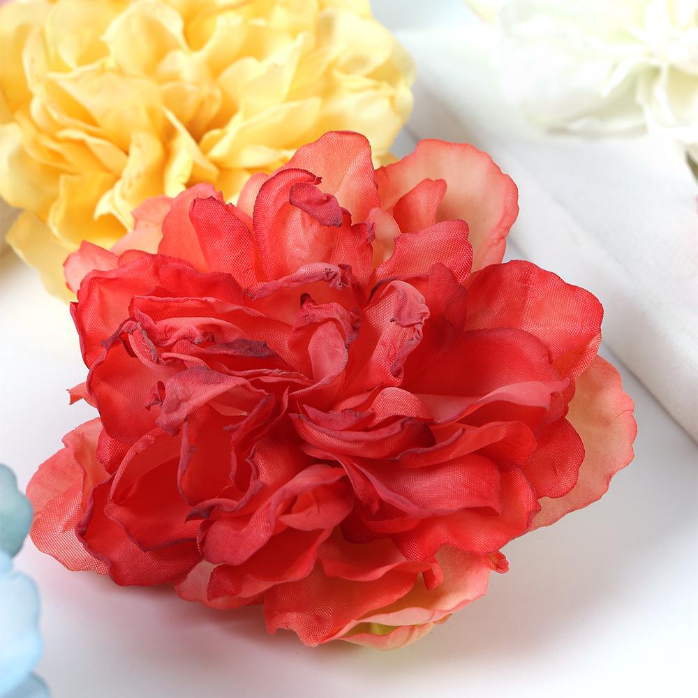 Diadema in Seta a Forma di Peonia in Stile Antico per Hanfu Fai da Te
